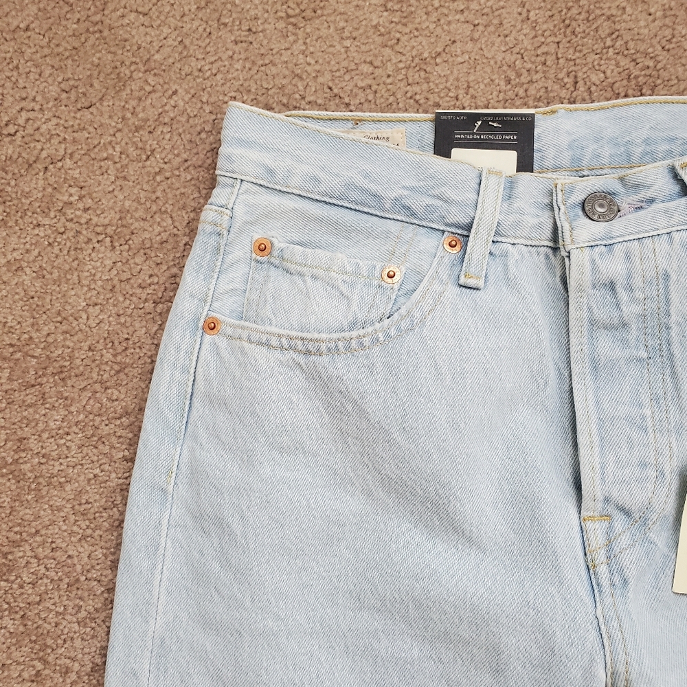 Levi’s Premium 501 Jeans Straight Ligh Blue Size 28 - Picture 13 of 16